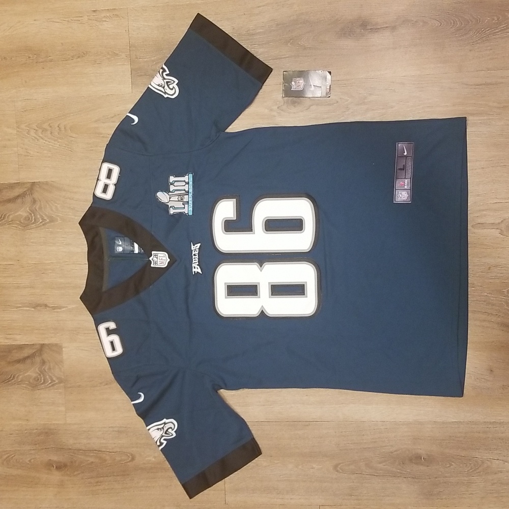 Zach Ertz Eagles Super Bowl Men Stitched Brand New